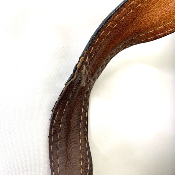 Coach Chelsea Black Pebbled Leather Shoulder Bag Satchel 10134 Purse Turn Lock - Picture 12 of 13